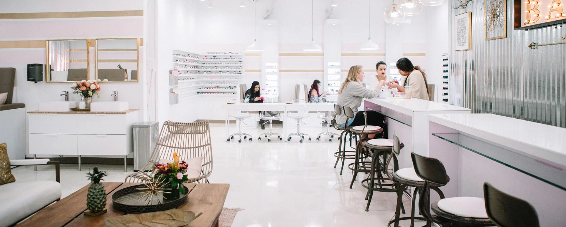 Our nail salon interior